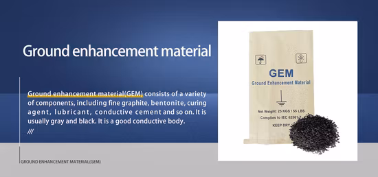 Earthing Backfill Compound Graphene Ground Enhancement Material