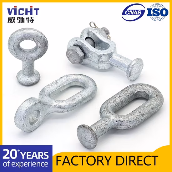 11kv Disc Suspension String Q-7 Ball Eye Pole Line Hardware Electric Power Fitting Link for Power Accessories